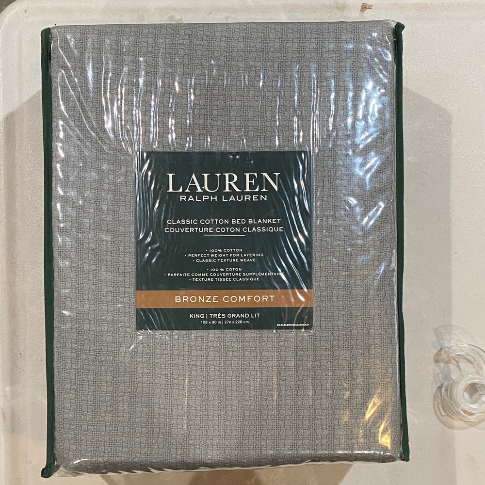 Lauren Ralph Lauren Bronze Comfort Blanket